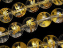 Gold! [Phoenix, Four Divine Beasts] Carved! Crystal AAA- Round 10mm, 12mm, 14mm 1/4-1strand beads (aprx.15inch/36cm)