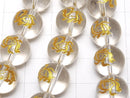 [Video] Gold! [Turtle, Four Divine Beasts] Carved! Crystal AAA- Round 10mm, 12mm, 14mm 1/4-1strand beads (aprx.15inch/36cm)