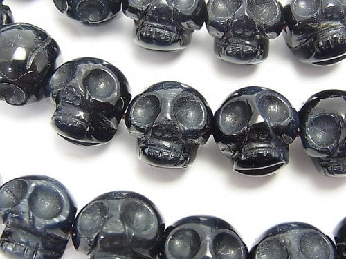 Skull, Tiger's Eye Gemstone Beads