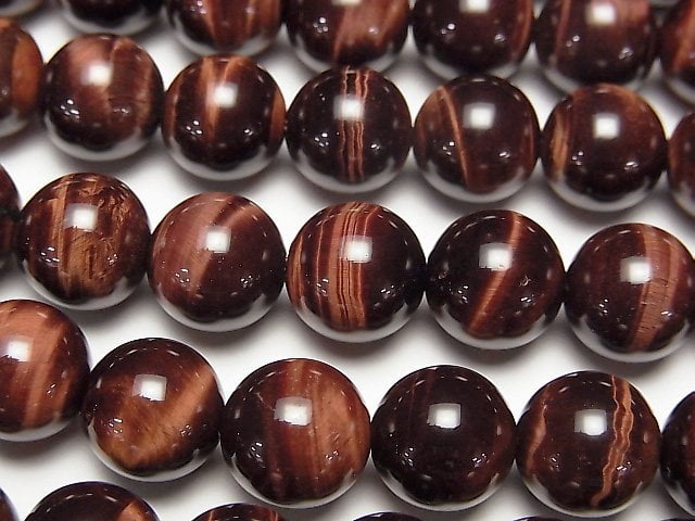 Round, Tiger's Eye Gemstone Beads