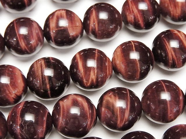 Round, Tiger's Eye Gemstone Beads