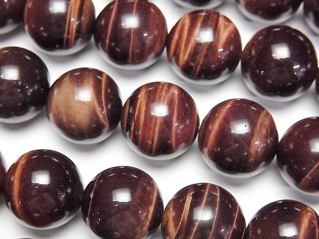 Round, Tiger's Eye Gemstone Beads