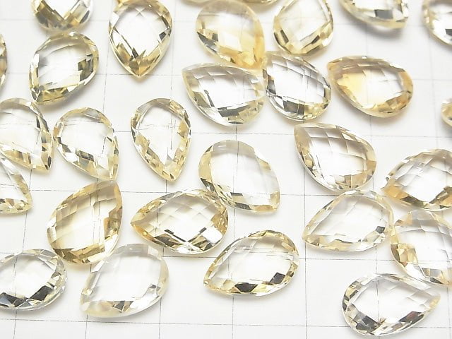 High Quality Light Color Citrine AAA Undrilled Pear shape Cushion Cut 14x10mm 5pcs $8.79!