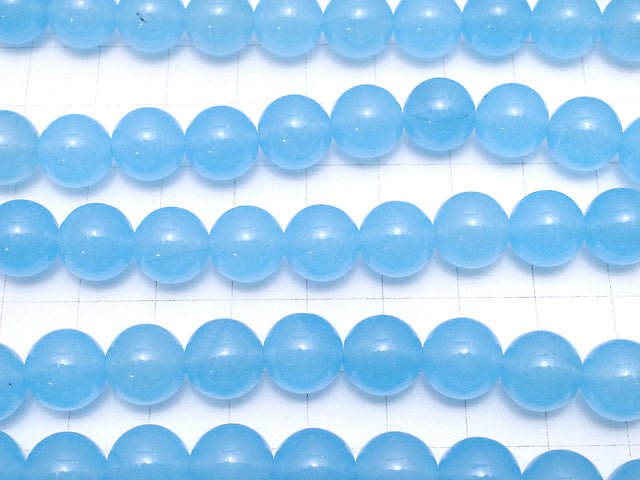 1strand $5.79! Blue Jade Round 10mm 1strand beads (aprx.15inch / 38cm)