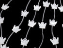 High Quality Mother of Pearl MOP AAA Angel Shape White 1strand (Approx 14pcs)