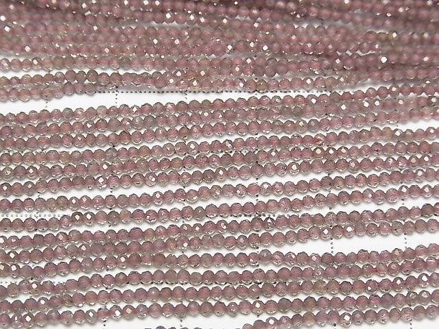[Video]High Quality! color change Garnet AAA Faceted Round 1.8mm half or 1strand beads (aprx.12inch/30cm)