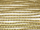 [Video]Hematite Small Size Cube Shape 3x3x3mm gold coating 1strand beads (aprx.15inch/38cm)