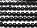 [Video] Onyx  128Faceted Round 10mm 1strand beads (aprx.15inch/38cm)