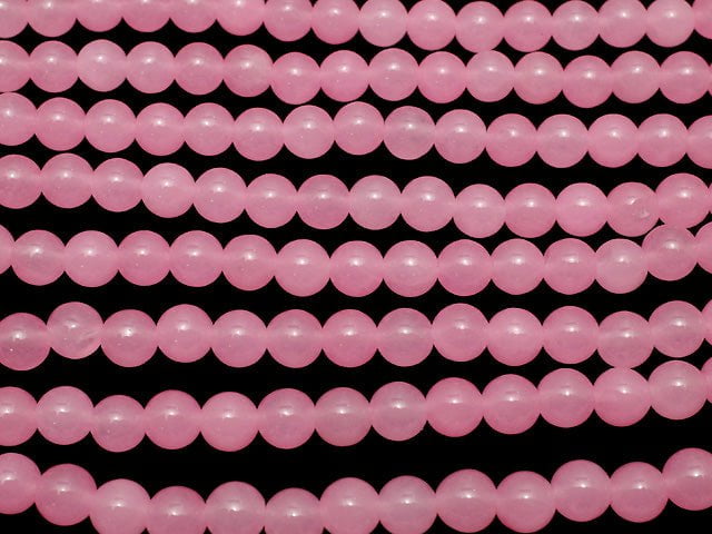 Pink Jade Round 6mm 1strand beads (aprx.15inch / 38cm)