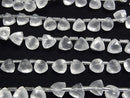[Video] High Quality Milky Quartz AAA 3D Triangle Cut 8x8x8mm half or 1strand (18pcs)