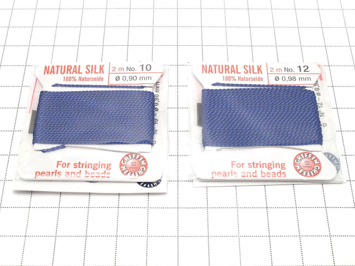 Griffin Cord (Silk Bead Cord Thread) [0.75mm-1.05mm] Dark Blue 1pc