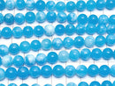 Blue Jade Round 8mm 1strand beads (aprx.15inch / 36cm)