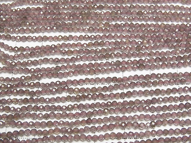 [Video]High Quality! color change Garnet AAA Faceted Round 2mm half or 1strand beads (aprx.12inch/30cm)
