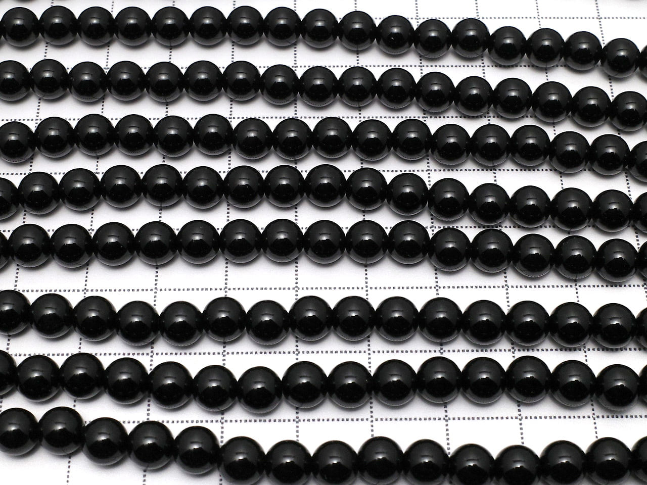 [Vidéo]En solde ! Perles rondes en Onyx 6mm 1fil (environ 15 pouces/36 cm)
