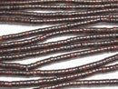 [Video] Poppy Jasper Rondelle (Heishi )4x4x2mm 1strand beads (aprx.14inch/35cm)