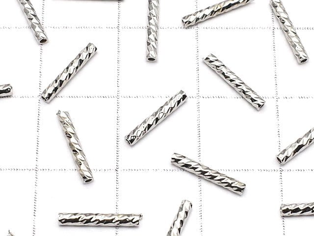 Metal parts Tube 10x1.2 Silver color 10pcs