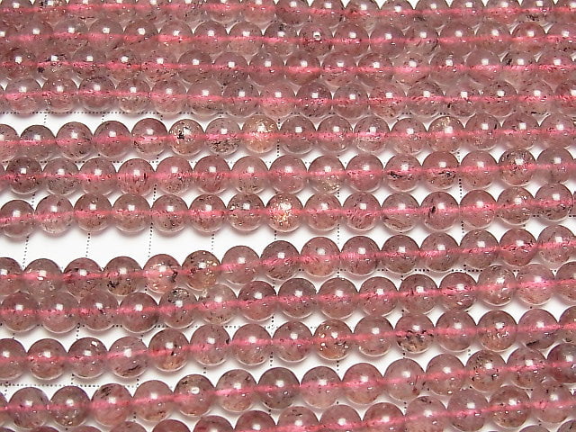 [Video] Pink Epidote AAA- Round 6.5mm 1strand beads (aprx.15inch/36cm)