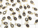 High Quality Sillimanite ,Cat's Eye AAA Bezel Setting Rose Cut 7x5mm [One Side ] 18KGP 5pcs $15.99!
