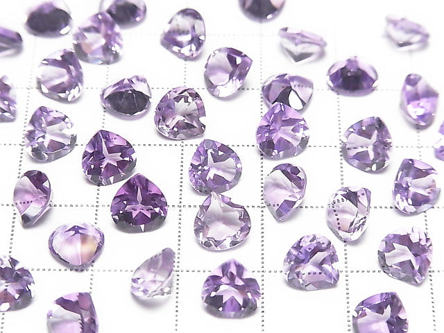 [Video]High Quality Amethyst AAA Loose stone Chestnut Faceted 7x7mm 5pcs