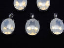 [Video] High quality Moonlight Quartz AAA Oval Pendant Silver 925 1pc
