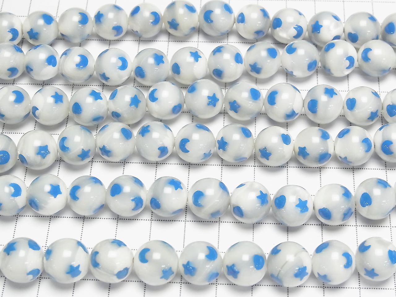 1strand $7.79! Print in! Mother of Pearl MOP White Round 12mm [Light Blue] 1strand beads (aprx.15inch / 37cm)