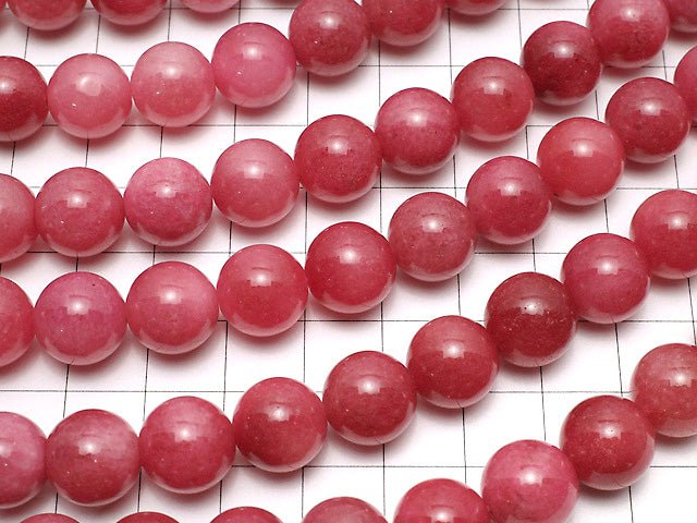 Red Jade Round 12mm 1strand beads (aprx.15inch/36cm)