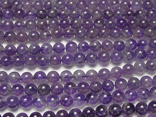 [Video]Amethyst AA Round 6mm 1strand beads (aprx.15inch/36cm)