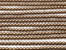 Hematite Round 3mm Bronze Color Coating 1strand beads (aprx.15inch / 38cm)