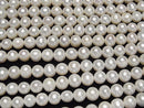 [Video] Fresh Water Pearl AA+ Potato 9mm White 1strand beads (aprx.15inch/36cm)