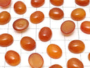 [Video] Carnelian AAA Oval Cabochon 12x10mm 5pcs
