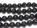 [Video] Onyx AAA Round Rose Cut 16mm 1/4 or 1strand beads (aprx.14inch/35cm)