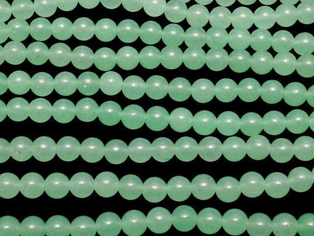 Pastel Green Jade Round 6mm 1strand beads (aprx.15inch / 36cm)