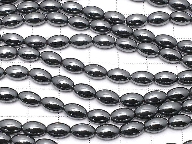 Hematite  Rice 8x5mm x5mm  1strand beads (aprx.15inch/36cm)