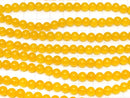 Yellow Color Jade (Clear Type) Round 6mm 1strand beads (aprx.15inch / 37cm)