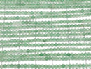 [Video] High Quality! Green Aventurine Faceted Round 2mm 1strand beads (aprx.15inch / 37cm)