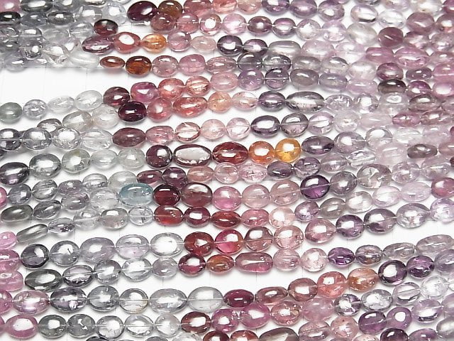 [Video]High Quality Multicolor Spinel AAA- Nugget half or 1strand beads (aprx.15inch/38cm)