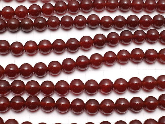 Red Agate AAA Round 8mm 1strand beads (aprx.15inch / 37cm)