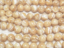 1strand $14.99! Mother of Pearl MOP Beige Round 12mm 1strand beads (aprx.15inch / 36cm)