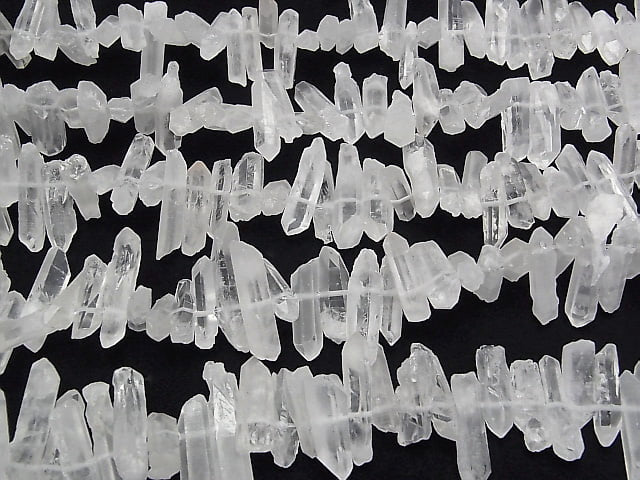 [Video] Crystal Natural Point Cut 1strand beads (aprx.15inch/37cm)