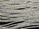 [Video] High Quality White Shell (Silver - lip Oyster) AAA Round 3mm 1strand beads (aprx.15inch / 36cm)