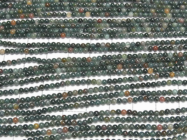 [Video] 1strand $4.79! Bloodstone  Round 2mm 1strand beads (aprx.15inch/38cm)