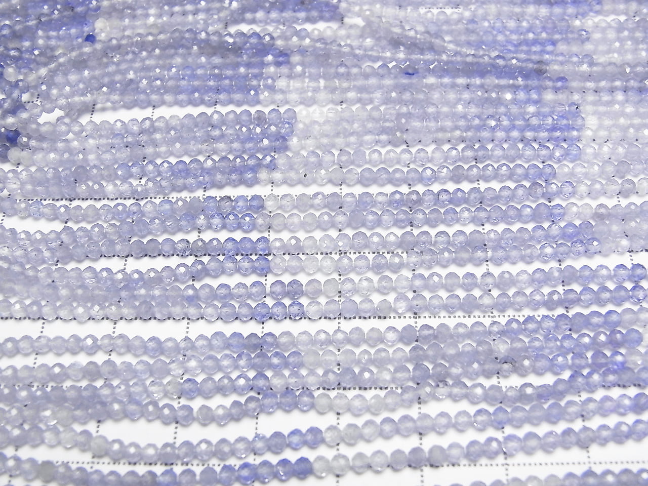 High Quality! Tanzanite AAA Semi-Faceted Round 2mm half or 1strand beads (aprx.12inch/30cm)