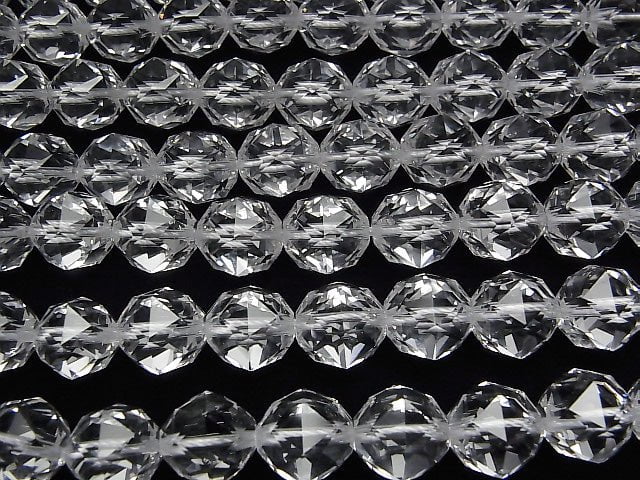 [Video] High Quality! Crystal AAA Star Faceted Round 12mm 1/4 or 1strand beads (aprx.15inch / 36cm)