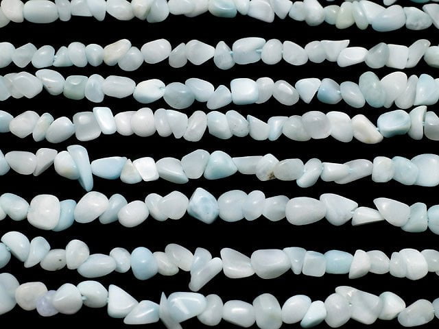 [Video]Larimar Pectolite AA+ Nugget 1strand beads (aprx.15inch/38cm)