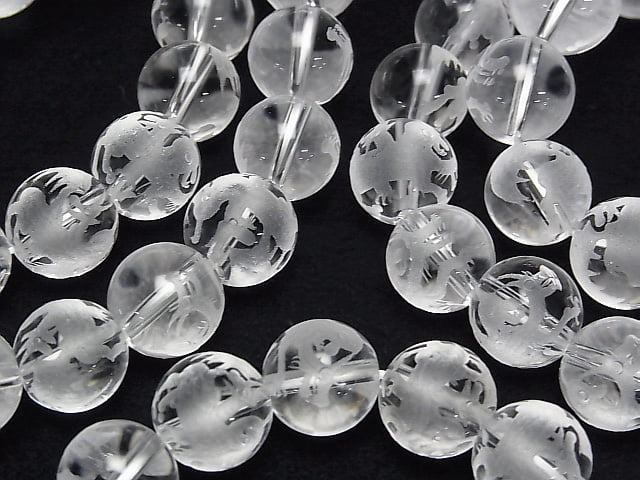 [Video] Chimera's Carved! Crystal AAA Round 10mm,12mm,14mm Half chain/Bracelet