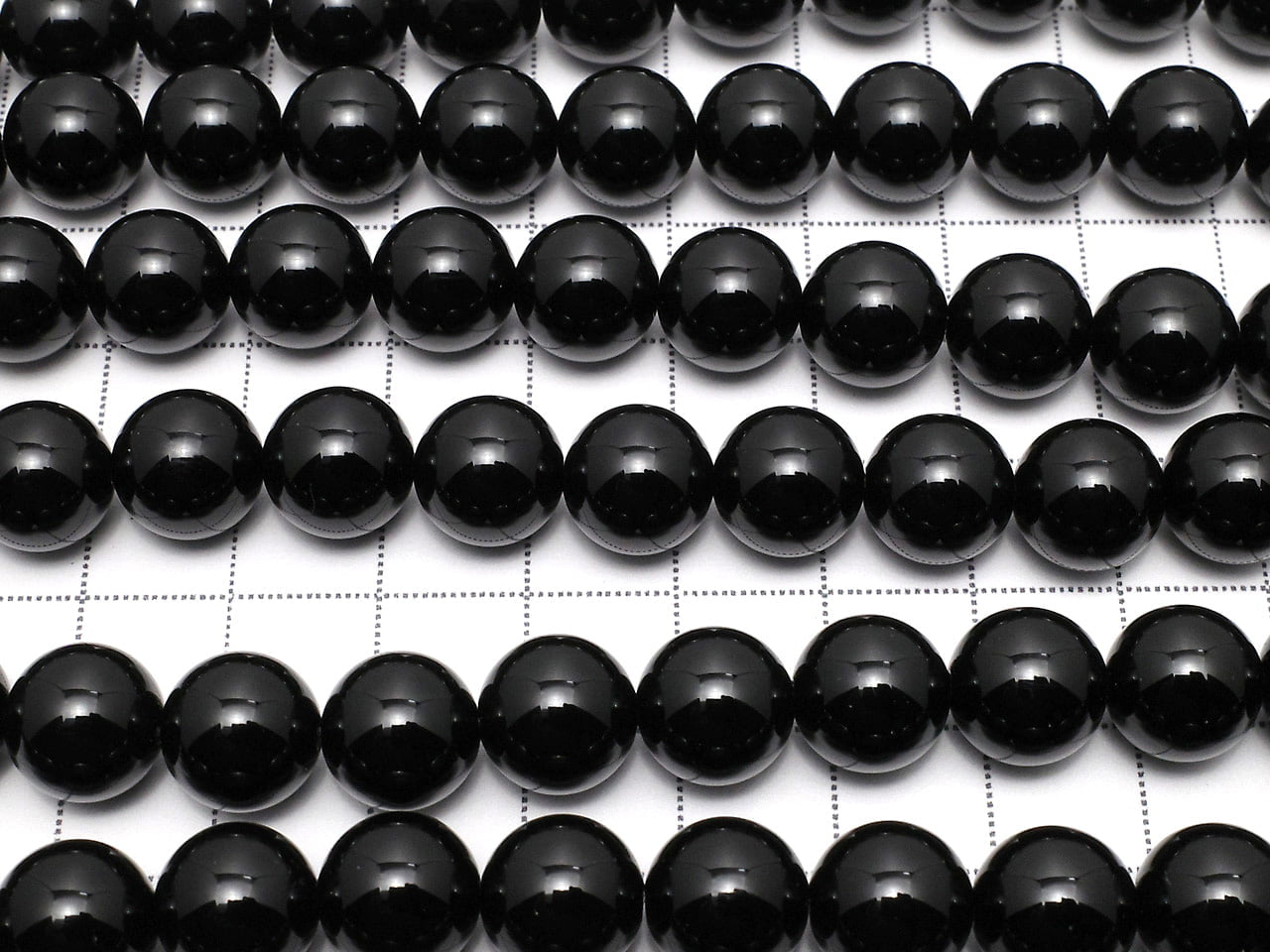 [Vidéo]Vente ! Perles Onyx rondes 10mm 1 fil (env. 14 pouces/35 cm)