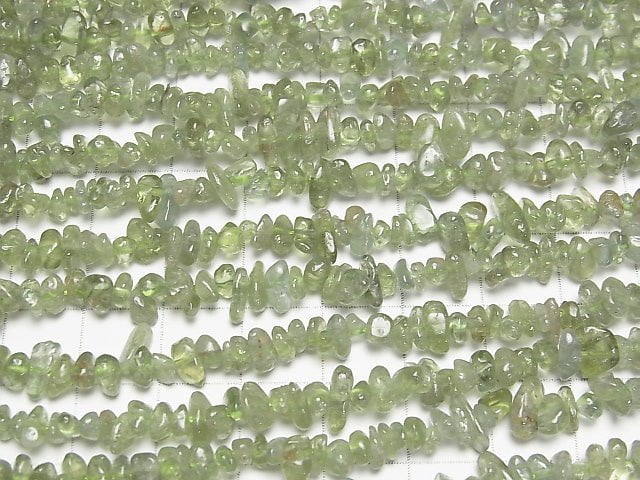 1strand $3.79! Green Apatite AA + Chips (Small Nugget) 1strand beads (aprx.15inch / 38cm)