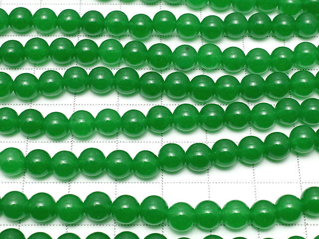 Green Jade Round 6mm 1strand beads (aprx.15inch/36cm)