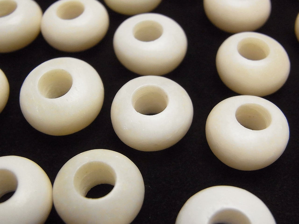 Buffalo Born Rondelle 14mm [5mm hole] 5pcs