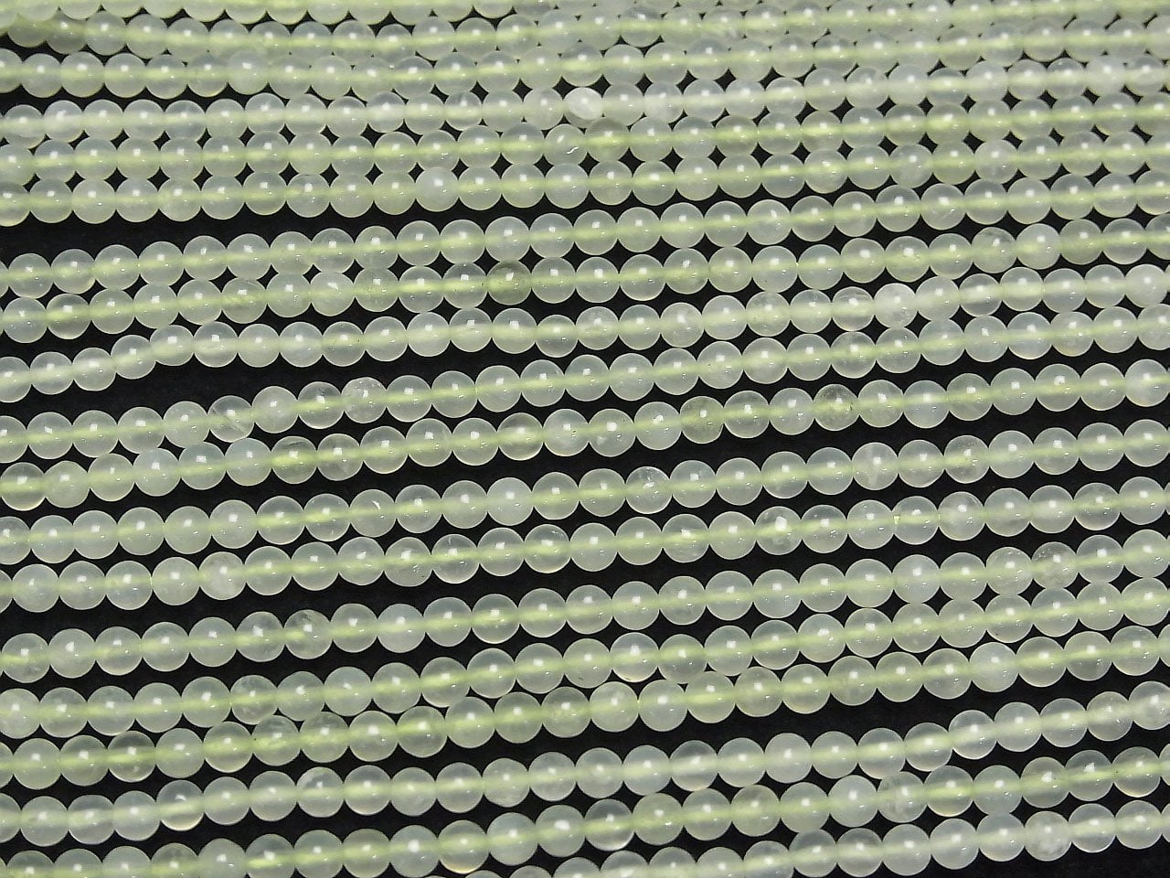 New Jade Round 3mm 1strand beads (aprx.15inch / 38cm)